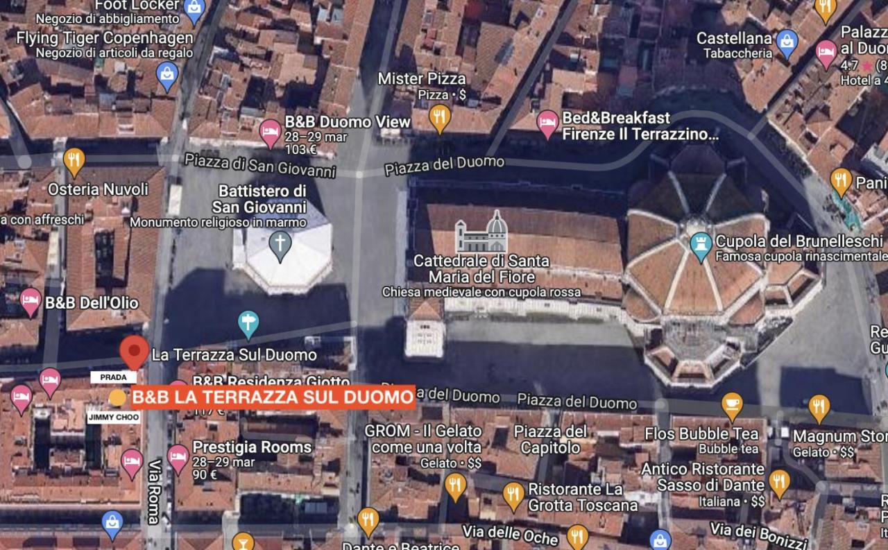 B&B La Terrazza Sul Duomo ฟลอเรนซ์ ภายนอก รูปภาพ